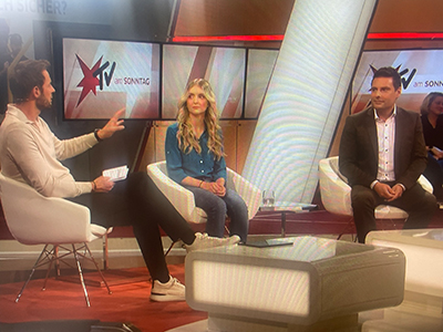 Mirko Miesen im TV-Studiogespräch