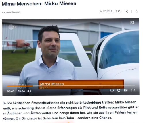 Mirko Miesen im ZDF-Mittagsmagazin